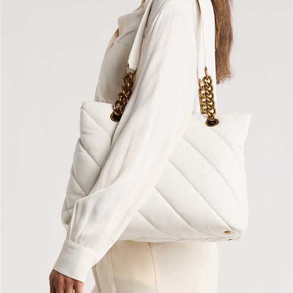 Kurt Geiger London Soho Quilted Leather Tote Shoulder Bag. NWOT - Picture 2 of 8